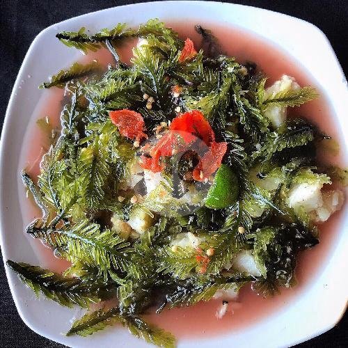 Bulung Boni Kuah Pindang menu Warung Men Runtu, Sanur