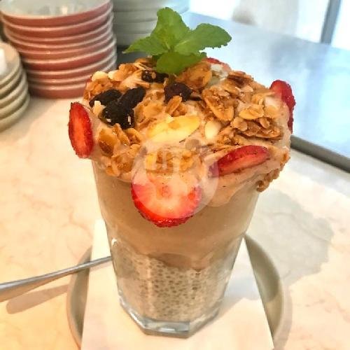 Coconut Chia Pudding Choconana (V, VN, GFO, CN) menu Tarabelle Donuts, Coffee & Eats