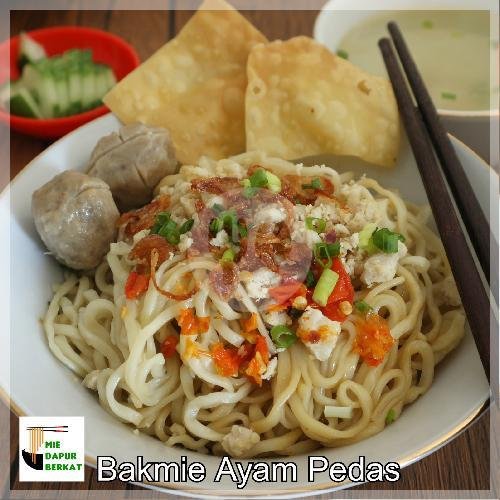 Bakmie Ayam Pedas menu Mie Dapur Berkat, Sesetan