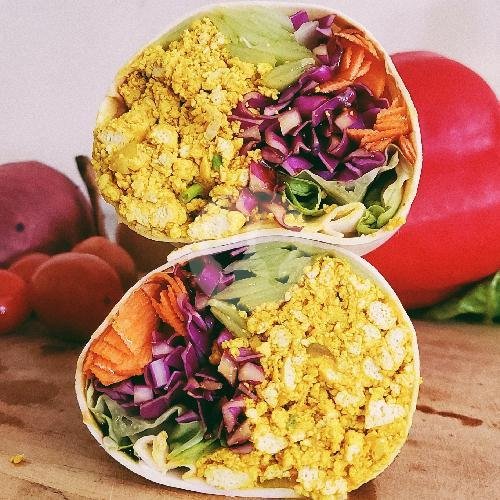 Tofu Salad Wrap menu Goji Goji Vegan Bowl, Kerobokan