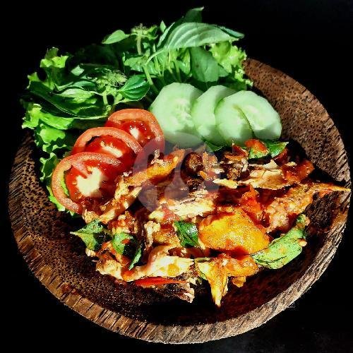 Ayam Penyet Sambal Kemangi menu Kubu Kitchen, Lalapan Ayam Bakar Dan Ayam Geprek, Cokroaminoto