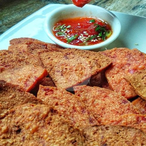 Pork Luncheon Meat Crackers menu Souphoria, Bumbak