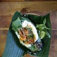 Nasi Bakar Udang menu Nasi Bakar & Jinggo Sambal Roa, Taman Pancing