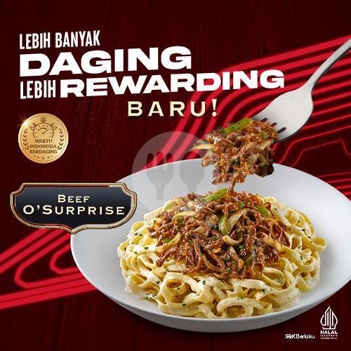 Beef oâ€™ Surprise menu Pizza Hut, Sunset Point Bali