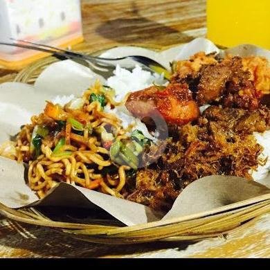 Nasi MS  Porsi Campur menu Warung Men Sutini Renon