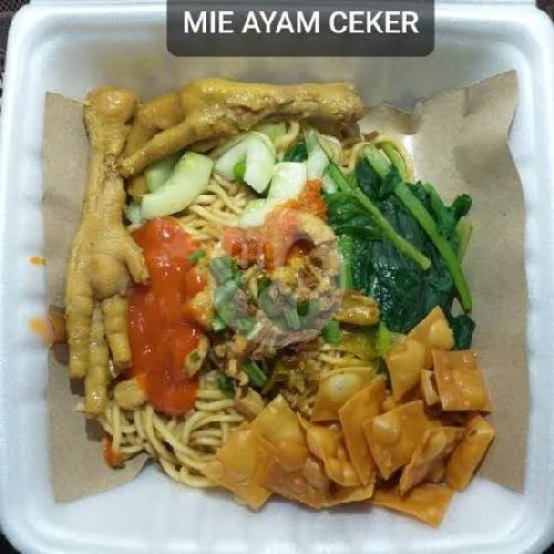 Mie Ayam Ceker menu Bakso, Mie & Soto Warung Cadas, Batur Raya