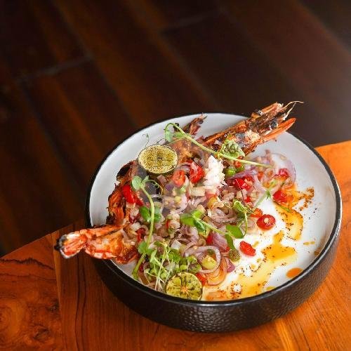 Udang Bakar Sambal Matah Tandusan menu Lidah Lokal Restaurant, Sanur