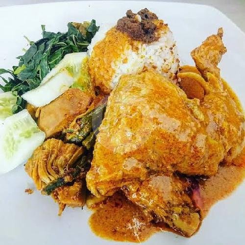 Nasi Ayam Gulai menu RM. Padang Minang Raya, Hos Cokroaminoto