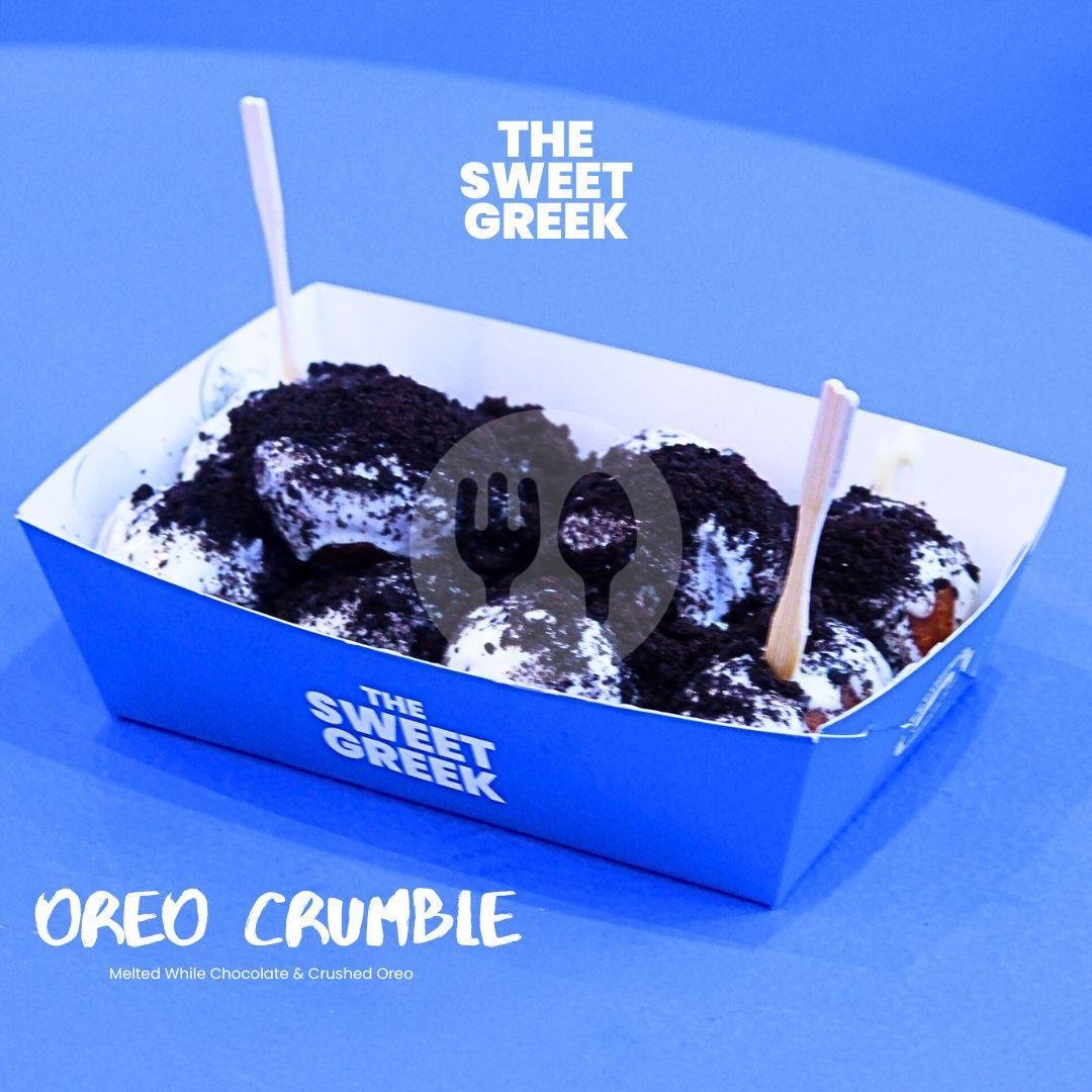 Oreo Crumble menu The Sweet Greek Donuts, Gelato and Dessert Bar, Canggu