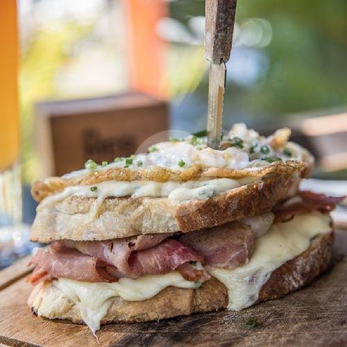 Croque Madame menu El Merkat Restaurant, Uluwatu