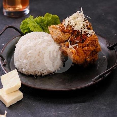 Paket Goprex 1 Keju menu Gogo Fried Chicken, Tukad Pakerisan