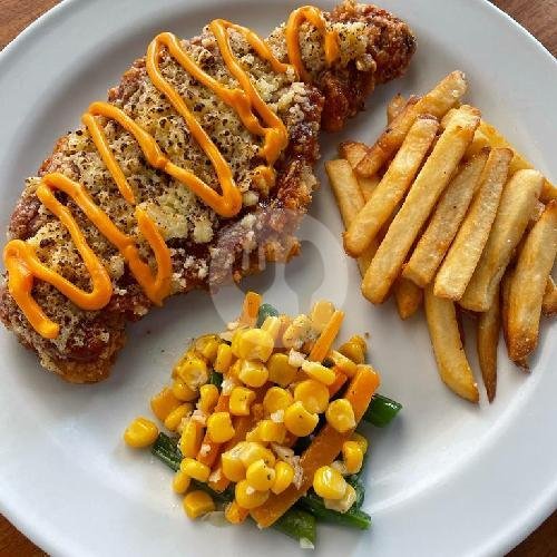 Chicken Parmigiana menu AlZee Kitchen, Padonan Raya
