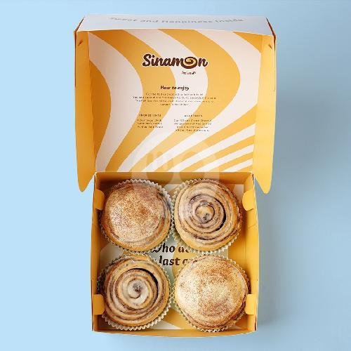 4 Pcs Cinnamon Rolls menu Sinamon Bali, Pererenan