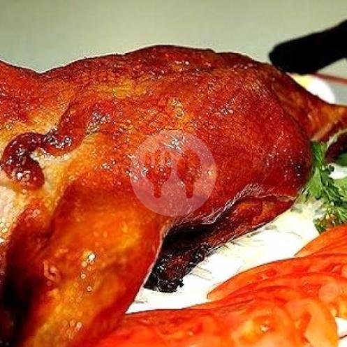 Crispy Whole Duck +Rice +Vegetables menu Aksata Bar, Canggu
