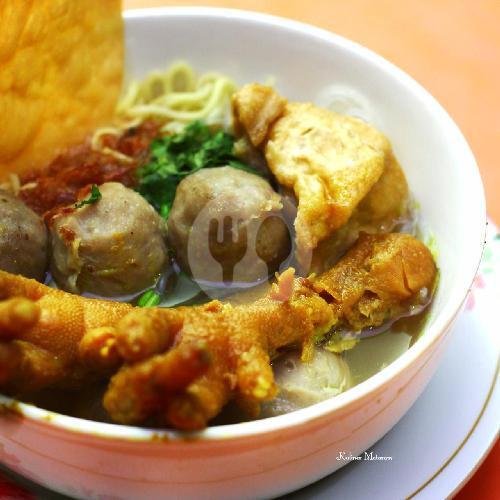 Bakso Ceker menu Mie Ayam Syafana, Ruko Rembiga