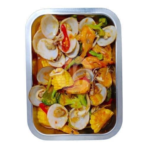 Paket 3 Mix Seafood menu Kepiting Sukro, Imam Bonjol