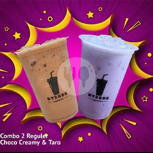 Combo 2 Reguler (Choco Creamy Dan Taro) menu Nyesss, Denpasar