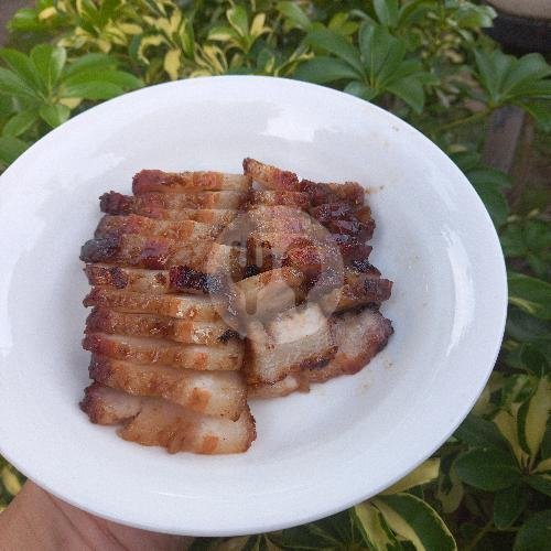 Nasi Babi Asap 6 Slices (Pork Belly) Sambal Korek menu Kedailisius, Kuta