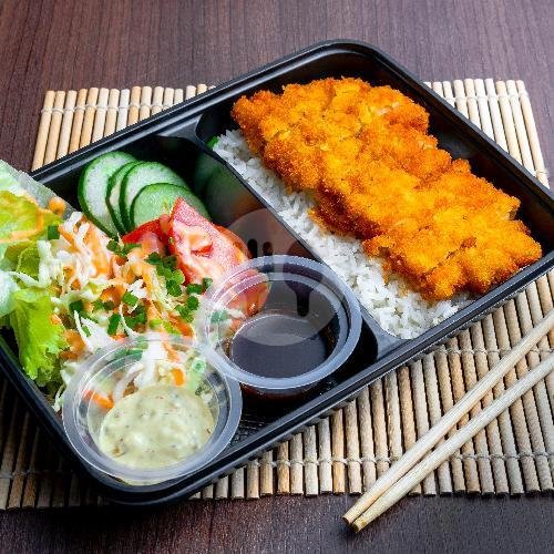 Chicken Katsu Rice Set menu Mansu Kitchen, Nakula
