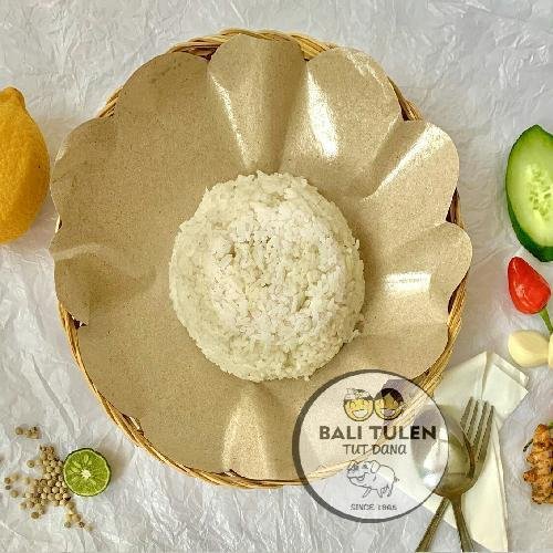 Nasi Putih menu Babi Guling Gerenceng Bali Tulen Tut Dana, Sutomo