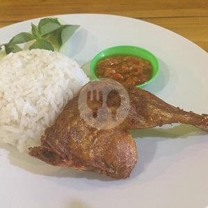 Ayam Goreng + Nasi menu Warung Bebek Raja (Ramai Jaya), Siligita
