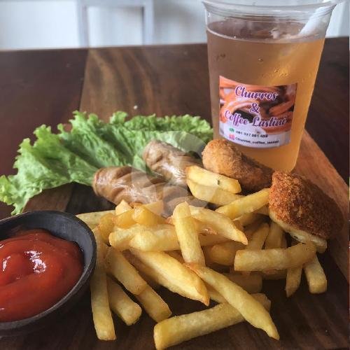 Paket 2 menu Churros & Coffee Lastini, Canggu