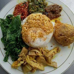 Nasi Sayur Perkedel Kentang menu RM. Masakan Padang Restu Bundo, Taman Sari
