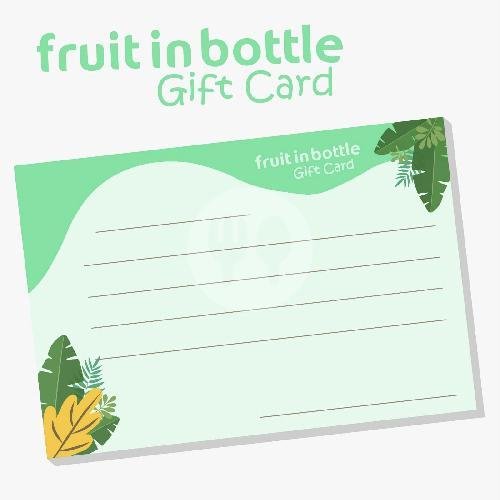 Fruit In Bottle Card menu Fruit in Bottle Jus, Ahmad Yani