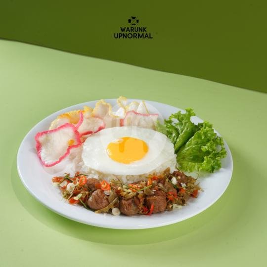 Nasi Bakso Spesial Sambel Upnormal menu Upnormal Coffee Roasters, Lombok