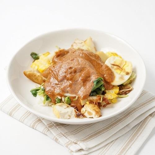 Gado Gado menu Warung Surabaya LA, Kerobokan
