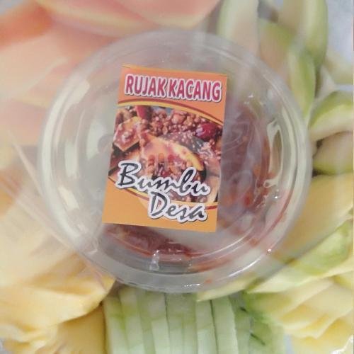 Rujak Potong Porsi Jumbo Sambel Kacang menu Rujak Bumbu Desa, Selaparang
