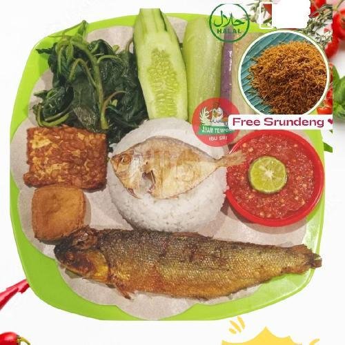 Nasi Tempong Bandeng Presto goreng menu Ayam Tempong Ibu Sri, Raya Kuta