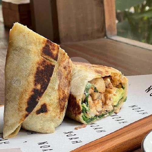 Cajun Chicken Wrap menu Noah Cafe, Jalan Pantai Pererenan No 60