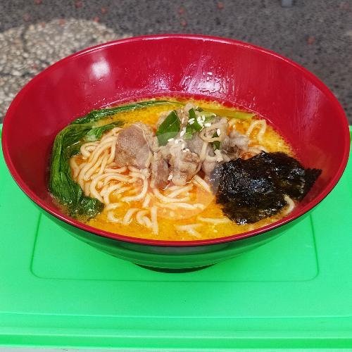 Ramen Sapi Kuah Ori menu Ramen Sapi Ishokuiki, Terong Tawah