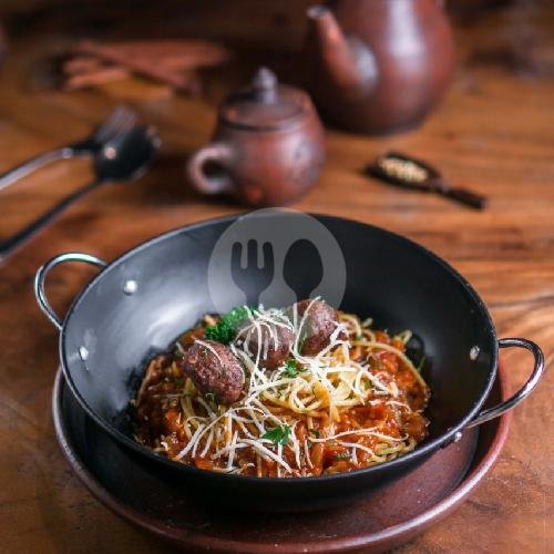 Spaghetti Meat Ball menu Gosha Kitchen and Patisserie, Trans Studio Bali