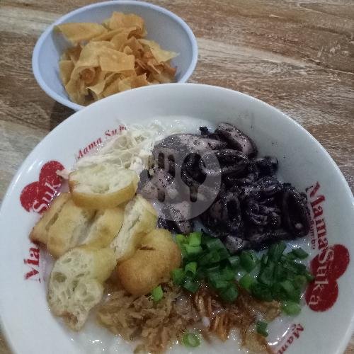 Bubur Cumi Hitam menu Kutha Solo Spesial Bubur Ayam, Penyetan Dan Cumi Hitam, Mekar