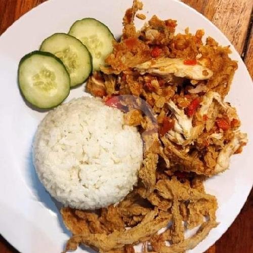 Paket Ayam Geprek + Jamur menu Ayam Geprek Berabe, Tukad Batanghari