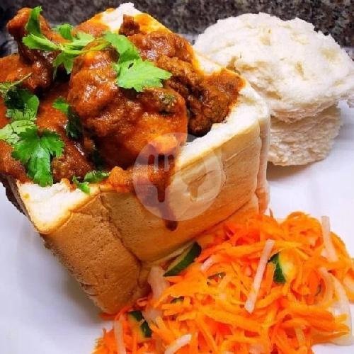Durban Bunny Chow With Mutton L Size menu Annapurna Indian Restaurant, Jl Raya uluwatu, Pecatu