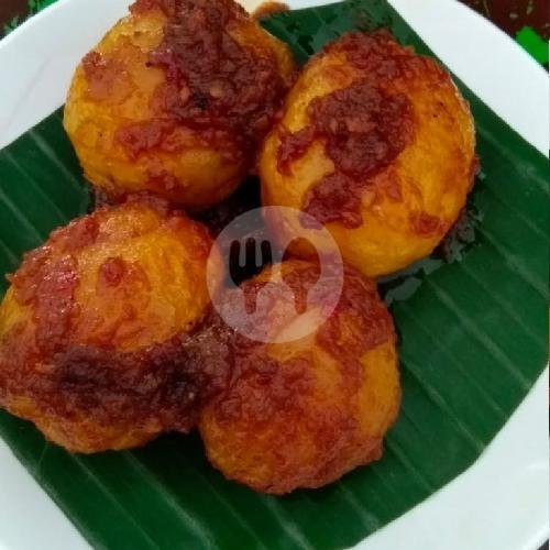 Telor Kentang Vegan Bumbu Merah menu Warung Pande Vegan