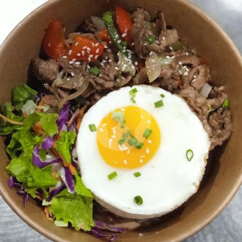 Bulgogi Ricebowl menu Seoul Soul Project Korean BBQ And Chicken, Canggu