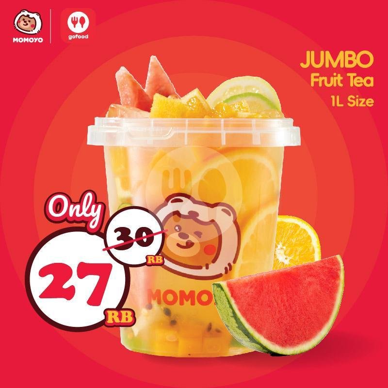 Jumbo Fruit Tea menu MOMOYO Ice Cream KRENENG, MOMOYO Ice Cream KRENENG