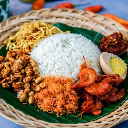 Nasi Jinggo Udang menu Jinggo Om Gundul, Imam Bonjol