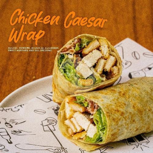 Chicken Caesar Wraps menu Grain, Seminyak