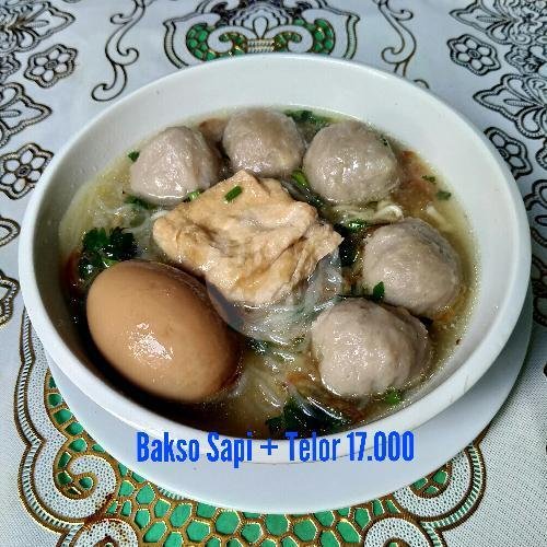 Bakso Sapi + Telor menu Mie Ayam & Bakso Solo Cak Mad, Dalung Permai