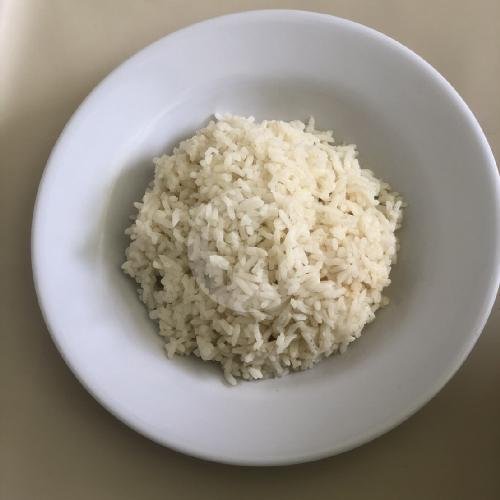 Nasi putih menu Warung Bu Diah (WBD), Denpasar
