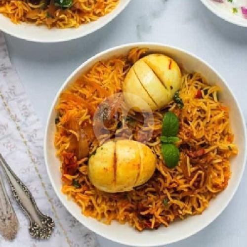 Basmathi Egg Biryani menu Uncle Muthu Indian Food, Kuta