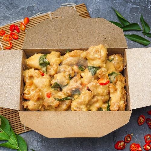 Salted Egg Chicken A la carte menu Barbaric Bowls, Jimbaran