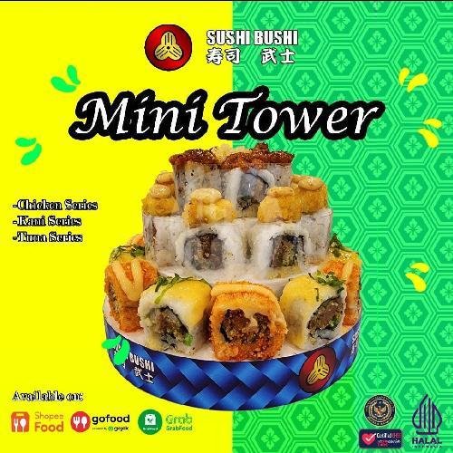 Mini Tower menu Sushi Bushi, Seminyak