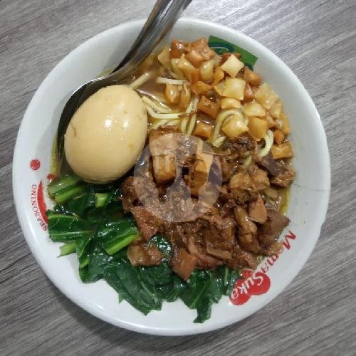 Mi Ayam Telur menu Bakso Utomo, Denpasar