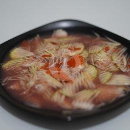 Rujak Kuah Pindang Gula Pasir menu Warung Men Kembar, Tukad